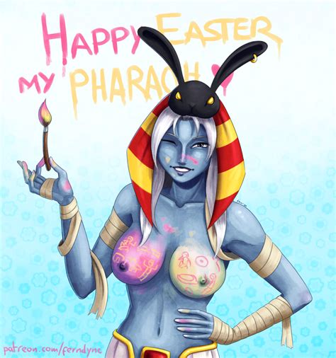 April Sketch Winner Easter Nefer Tina By Fern Hentai Foundry