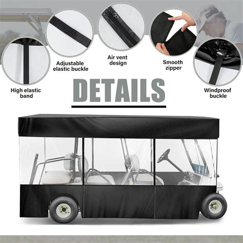 Golf Cart Rain Enclosure | EZGO Enclosure | Club Car Enclosure