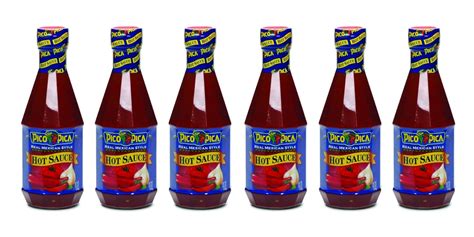 Amazon Pico Pica Mexican Hot Sauce HOT 15 5 Ounces 6 Pack Grocery Gourmet Food