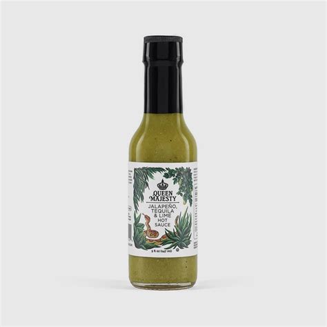 Queen Majesty Hot Sauce Jalape O Tequila Lime Hot Sauce Oz Queen Majesty Hot Sauce