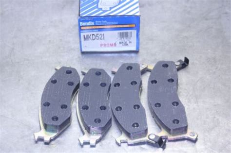 Bendix Mkd521 Titaniumetallic Semi Metallic Front Brake Pads Ebay