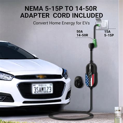 Tera Electric Vehicle Charger For Tesla Level J Ev Portable