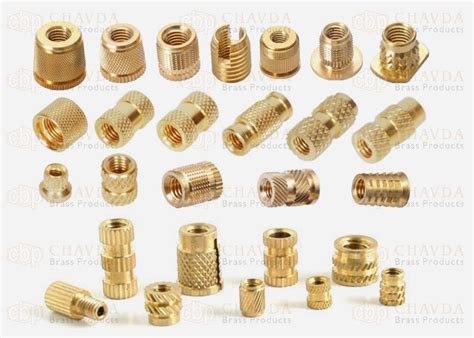 brass inserts chavda brass products