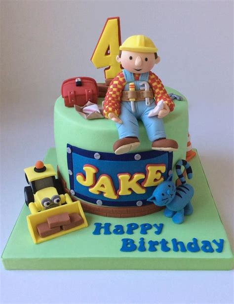 Bob the Builder Cake - Decorated Cake by Lizzie Bizzie - CakesDecor