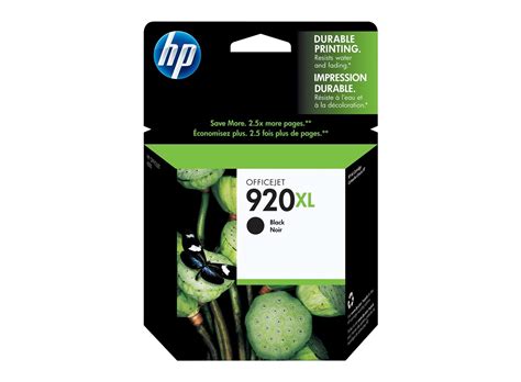 HP 920XL Black High Yield Original Ink Cartridge CD975AN HP Store