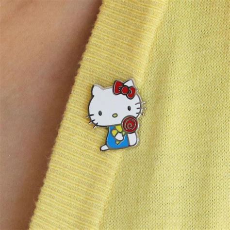 Hello Kitty Lollipop Enamel Pin By Erstwilder