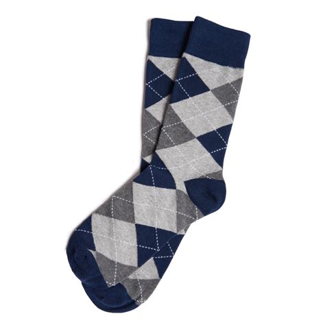 Navy Blue And Grey Argyle Dress Socks Groomsman Gear