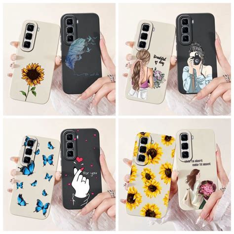 สำหรบ Infinix Hot 50 Pro Plus เคส X6880หรหราพมพลายลกกวาดเคสซลโคนแบบนมสำหรบ Infinix Hot