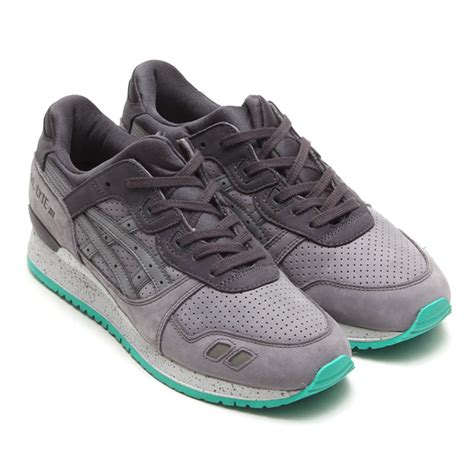 asics gel lyte iii grey green