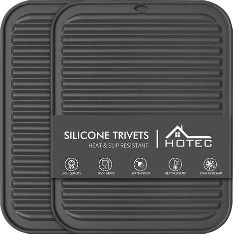 Amazon Smithcraft Silicone Trivets For Hot Dishes Pots And Pans Hot Pads For Kitchen