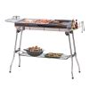 Outsunny Barbecue Au Charbon De Bois Barbecue Grille Pliable Portable