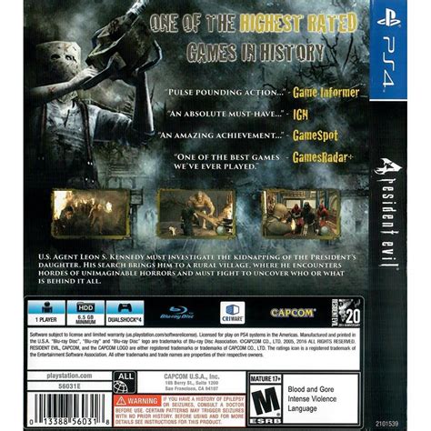 Resident Evil 4 Ps4 (Seminovo) (Jogo Mídia Física) - Arena Games - Loja ...