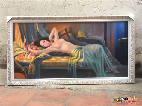 Vẽ chân dung sơn dầu nude theo yêu cầu