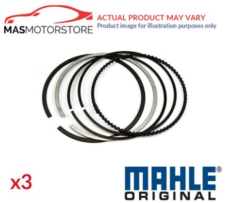 ENGINE PISTON RING SET MAHLE ORIGINAL 081 RS 00110 0N0 3PCS A NEW OE ...