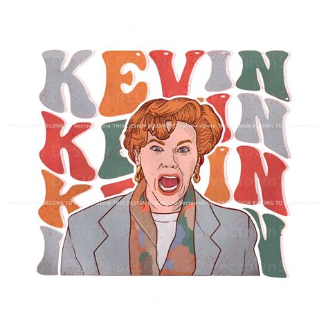 Scream All The Home Alone Kevin PNG Sublimation Design