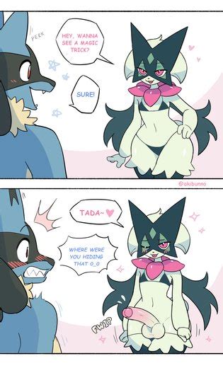 Meowscarada And Lucario Luscious Hentai Manga Porn