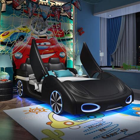 These Adult Race Car Beds Can Fit Queen And King Size Mattresses