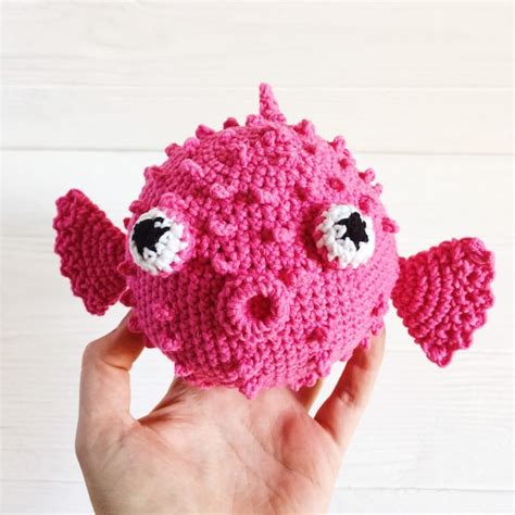Puffer Fish Toy Etsy