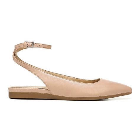 Naturalizer Hamilton Nude Leather Slingback Flats G L WOOKI