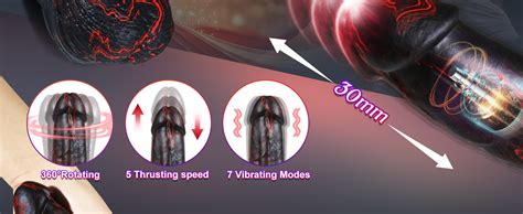 Amazon Realistic Trusting Dildo Sex Toys 10 Thick Dildo Vibrator With Thrusting Swinging