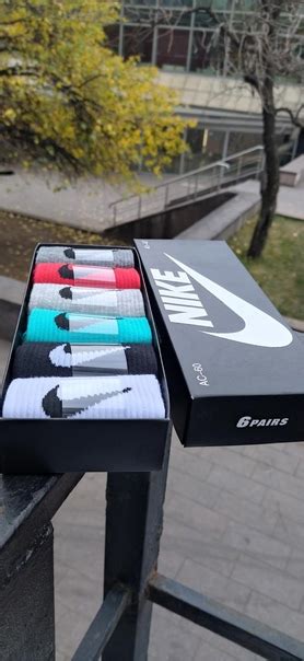 В наличие носки Найк и Фила Короткие, качество цена 6 пар в коробке ...