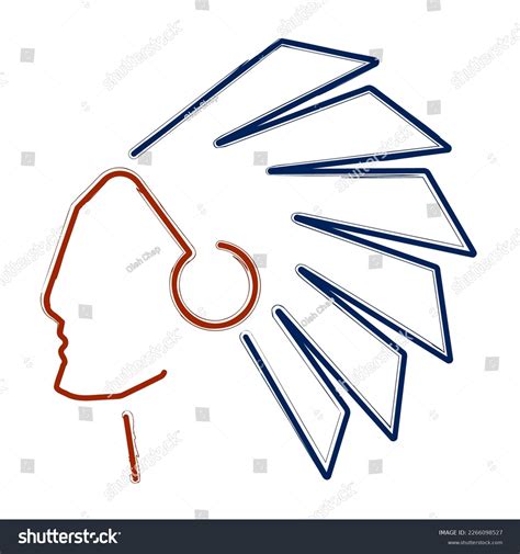 Indian Brush On White Background Vector Stock Vector (Royalty Free