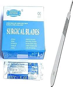 100 Scalpel Blades 10 And Includes One Handle 3 Buy Online At Best