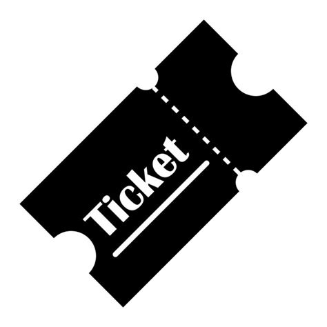 Premium Vector Ticket Icon Logo Vector Design Template