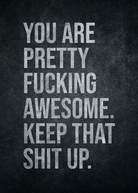 Fuck Motivational Poster By Eternal Art Displate