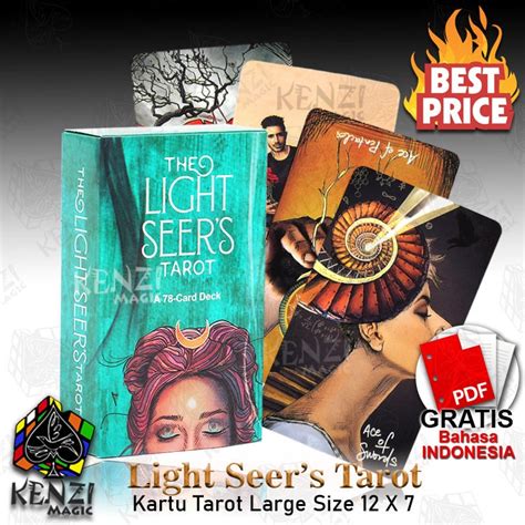 Jual Kartu Tarot The Light Seer S Tarot Deck 12x7 Large Size Shopee