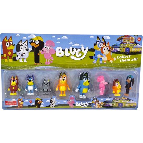 Bluey I Bingo Du Y Zestaw Figurek Sztuk Rodzinka Przyjaciele