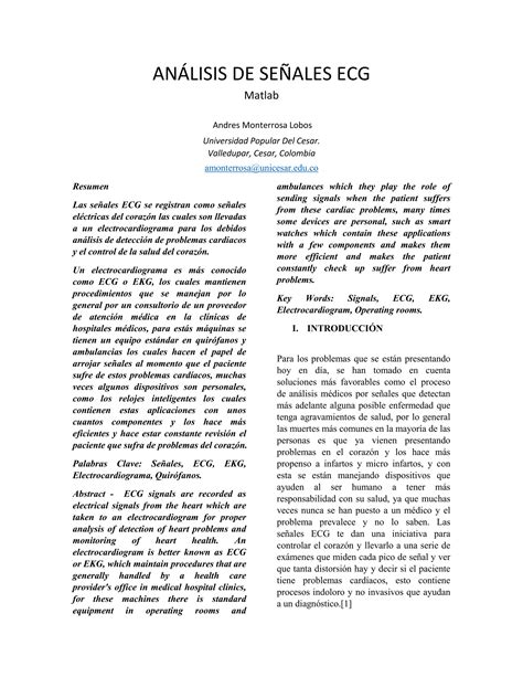 ANALISIS DE SEÑALES ECG pdf