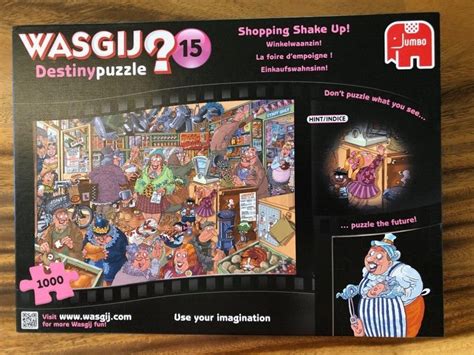 Wasgij Destiny Shopping Shake Up Pc Jigsaw Puzzle Complete Ebay