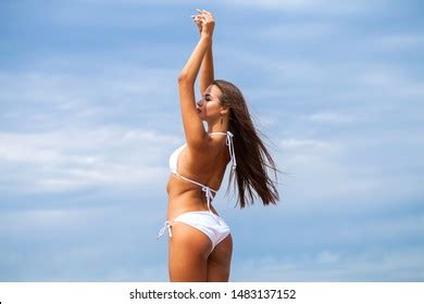 Close Portrait Beautiful Sexy Brunette Woman Stock Photo 2271001837 Shutterstock