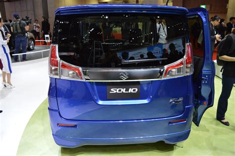 Suzuki Solio Hybrid rear at the 2015 Tokyo Motor Show