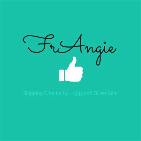 Green Background With Fri Angie In Cursive Writing