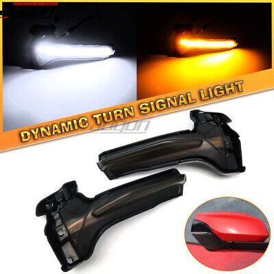 Dynamic Smoked Led Indicator Turn Signal Lights For C Corvette Z Z