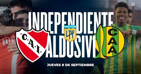 Independiente Aldosivi hora TV y probables formaciones Olé ole