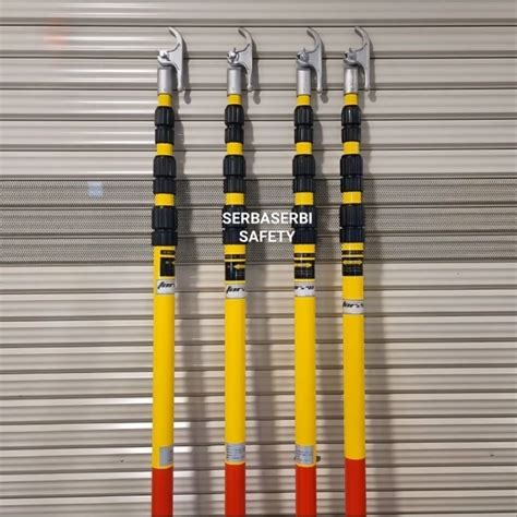 Jual TELESCOPIC HOT STICK PLN 35KV FIBERGLASS 6Meter Technical Parameters Original Telescopic