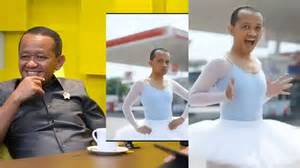 momen kocak bahlil lahadalia lihat meme balerina  viral santai