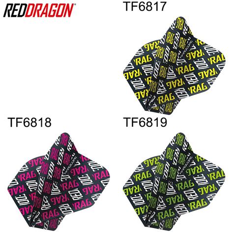 Red Dragon Flights Hardcore XT Red Dragon Logo Dart Flight Dartflight