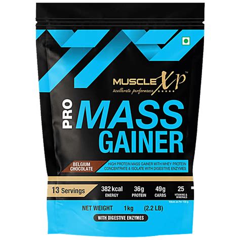 Buy MuscleXP Pro Mass Gainer With Whey Protein Concentrate Belgium