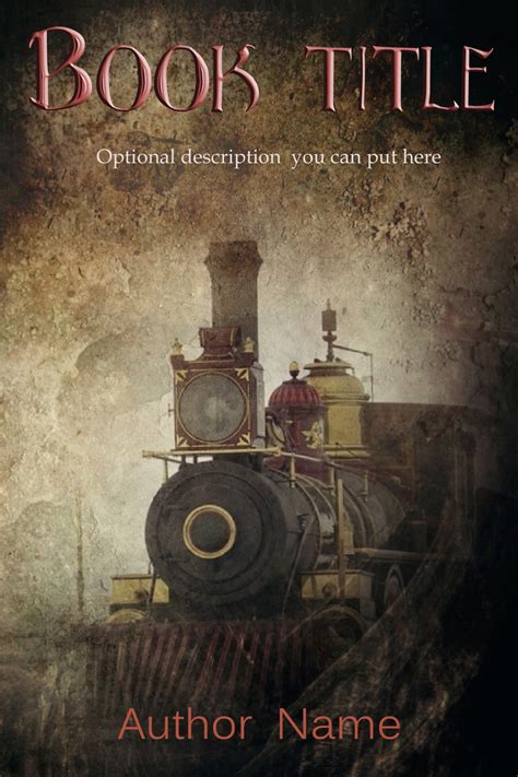 train  book cover designer