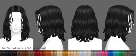 Gothic Side Set Draven Hairstyle Inspired By Daylife Sims