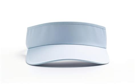 premium ai image awesome white visor isolated  white background