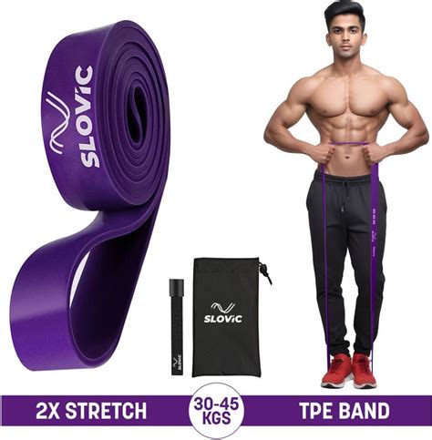 Slovic Resistance Tpe Bands For Workout Pull Up Band Loop Band Heavy Duty Fitness Band