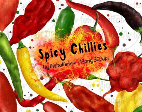 Hot Pepper Clipart Spicy Clip Art Collection Png Transparent Image Files Chilli Pepper And