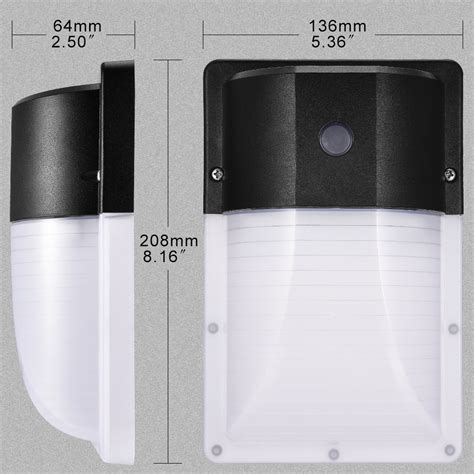 13W LED Wall Light Dusk-To-Dawn Outdoor Lighting Phototonus Waterproof Lamp | eBay