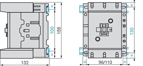 Contactor Schneider Electric LC1E120M5 1NO+1NC 120A 380V AC3 220V/50Hz