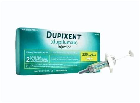 Dupixent Dupilumab Injection 300mg 2ml At 6600 Box Dupixent